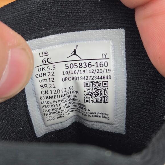 Jordan 11 Retro Low Concord Bred TD Casual Daily Sneaker Kids 6c 505836-160 - Picture 12 of 12